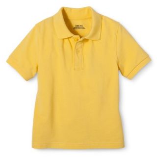 Cherokee Toddler School Uniform Short Sleeve Pique Polo   Pongee Tint 3T