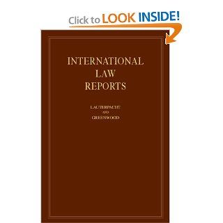 International Law Reports (Volume 114) (9780521642446) E. Lauterpacht, C. J. Greenwood Books
