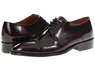 Fitzwell Thomas Cap Toe Mens Lace Up Cap Toe Shoes (Burgundy)