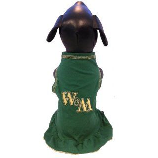 NCAA William & Mary Tribe Cheerleader Dog Dress (Team Color, XX Small)  Pet Dresses  Sports & Outdoors