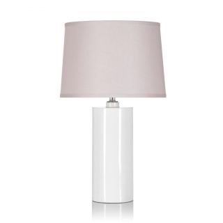 White/ Tan 1 light Table Lamp