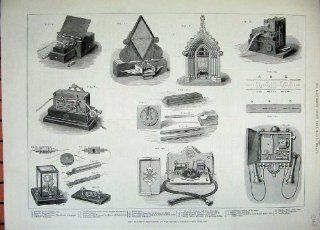 1882 Electric Exhibition Crystal Palace Telephone Bell   Prints