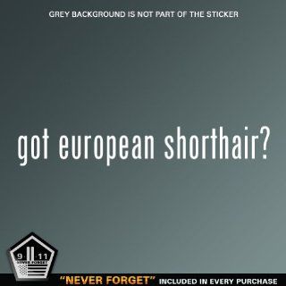 (2x) Got European Shorthair Logo sticker vinyl decals Automotive
