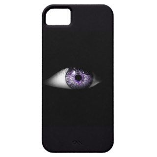 Eye of Purple Cute Cool Eyeball Design iPhone 5 Covers