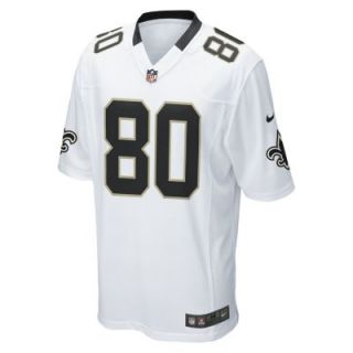 NFL New Orleans Saints (Jimmy Graham) Mens Football Away Game Jersey   White