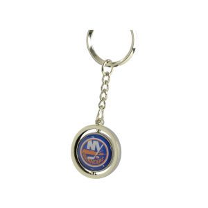 New York Islanders AMINCO INC. Rubber Puck Spinning Key Ring