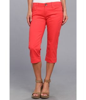 KUT from the Kloth Natalie Color Crop in Melrose Tangerine Womens Jeans (Red)