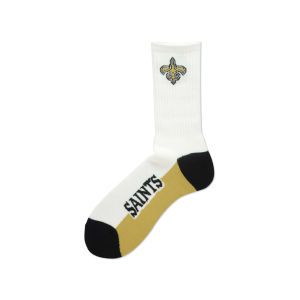 New Orleans Saints For Bare Feet Crew White 506 Sock