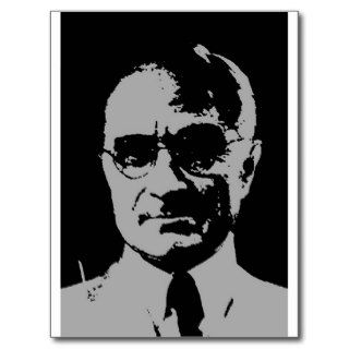 Harry S. Truman silhouette Post Card