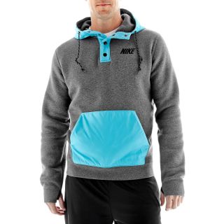 Nike Hybrid Hoodie, Charcoal Htr/gamma, Mens
