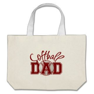 Softball DAD Canvas Bag