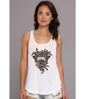 Crooks & Castles Indigo Camo Medusa Knit Tank Top Womens Sleeveless (White)