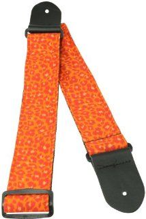 Perris Leathers FWS20 107 2 Inch Nylon Guitar Strap with Designer Soft Fabric Sewn with Leather Ends Musical Instruments