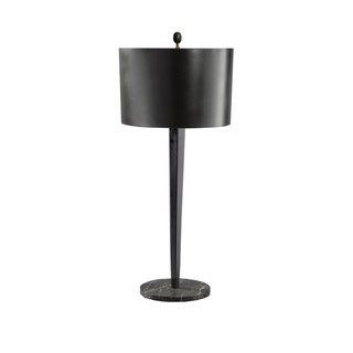 Black Chrome/ Black Marble Table Lamp Table Lamps