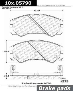 Centric Parts 107.05790 107 Series Axxis Deluxe Plus Brake Pad Automotive