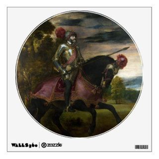 Equestrian Portrait of Charles V by Titian Wall Sticker