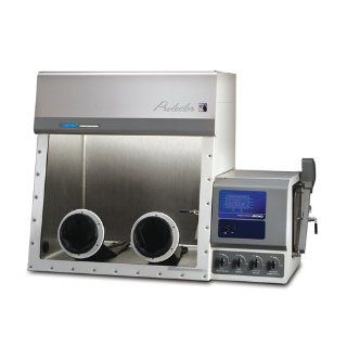Labconco Protector 5080112 Stainless Steel Double Controlled Atmosphere Glove Box with Auto Pressure Control and North America Power Coprd and Plug, Domestic, 100 115 Volts, 50/60 Hz, 108.9" W x 34.4" D x 45.7" H Science Lab Fume Hoods Ind