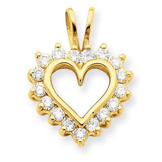 14ky Diamond Heart Mtg Jewelry
