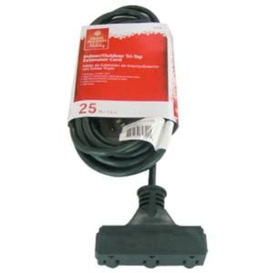 25 ft. 16/3 Tri Tap Landscape Extension Cord AW62724