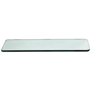 Floating Glass Shelves 3/8 in. Rectangle Glass Corner Shelf (Price Varies By Size) R1024