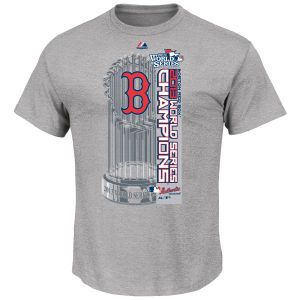 Boston Red Sox Majestic MLB World Series Champ Clubhouse T Shirt 2013