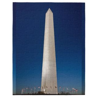 Washington Monument at Dusk Puzzles