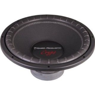 POWER ACOUSTIK Crypt CW2 124 Woofer   850 W RMS CRYPT SERIES 12IN 4 OHM WOOFER T YOKE VENTING 4 LAYER VOICE COIL 4 Ohm / CW2 124 / Computers & Accessories