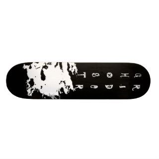 Ghost Rider Black and White Skateboard