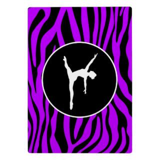 Electric Purple Zebra Stripes; Ballet Display Plaque