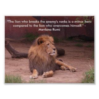 Lion   Quote Posters