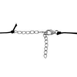 Fremada Sterling Silver Freeform Leather Cord Adjustable Necklace Fremada Sterling Silver Necklaces