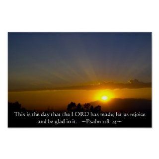 Psalm 118 24 Posters   Prints