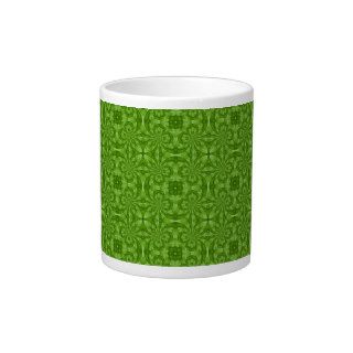Abstract green Wood Pattern Jumbo Mug