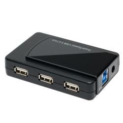 SYBA 7 port USB 3.0 and USB 2.0 Combo Hub SYBA USB & Firewire Hubs