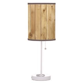 Rustic Wooden Fence Lamp