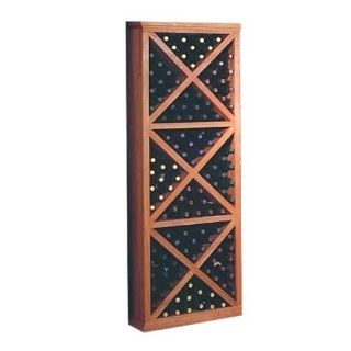 Designer Series 132 Bottle Solid Diamond Cubes Wine Rack   Wine Cabinets