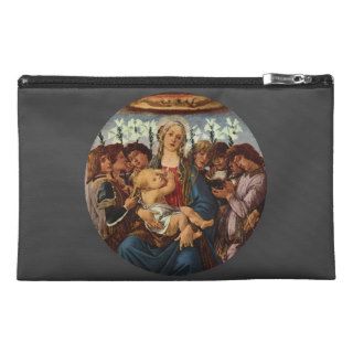 Madonna and Child with Eight Angels by Botticelli Travel Accessories Bag