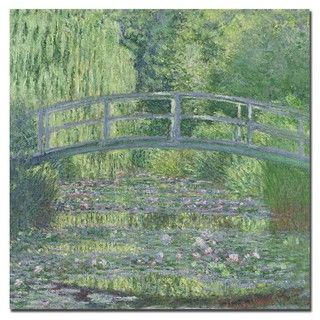 Claude Monet 'The Waterlily Pond 1899' Canvas Art Trademark Fine Art Canvas