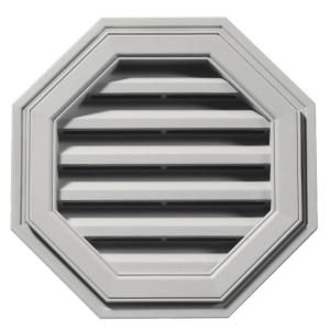 Builders Edge 18 in. Octagon Gable Vent #030 Paintable 120011818030