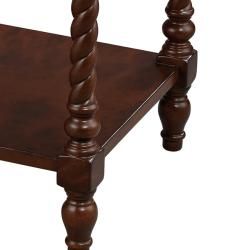 Mahogany Finish Rectangular Accent Game Table Coffee, Sofa & End Tables