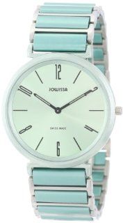 Jowissa Women's J6.122.L Fina Round Stainless Steel and Green Aluminum Bracelet Watch at  Women's Watch store.
