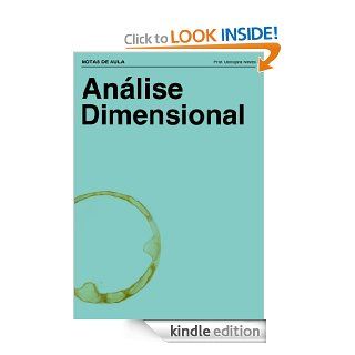 Anlise Dimensional (Notas de Aula) (Portuguese Edition) eBook Ubirajara Neves Kindle Store