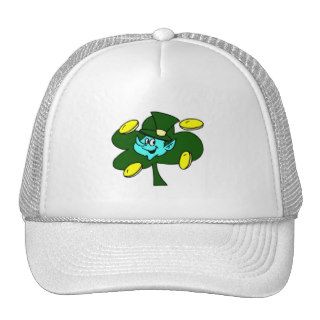 leprechaun with clover behind n gold pieces.png mesh hat