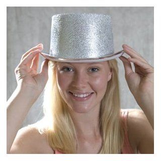 Silver Glitter Top Hat Toys & Games