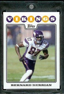 2008 Topps # 141 Bernard Berrian   Minnesota Vikings   NFL Trading Cards Sports Collectibles
