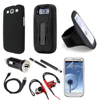 GEARONIC 9 in 1 Bundle Kit for Samsung Galaxy S3/SIII Gearonic Cases & Holders