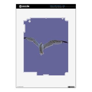 Flying Sea Gull & Clouds Decal For The iPad 2