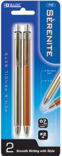 Serenite 0.7 Mm. Mechanical Pencil & Retractable P (144 Pieces) [Office Product] 