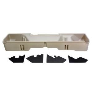 Tan Under Seat Storage Unit (Fits Chevrolet and GMC Extended Cab 2007 2013) 10047