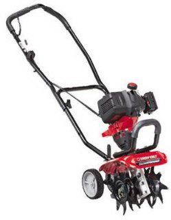 Troy Bilt TB146 EC 29cc 4 Cycle NO MIX OIL AND GAS Cultivator with JumpStart Technology  Troy Bilt Rototiller With Edger  Patio, Lawn & Garden